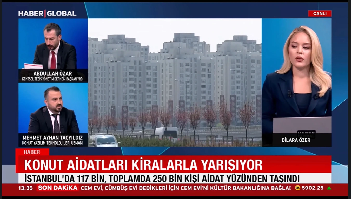 Haber Global Canlı Yayın: Site Yönetimlerinde Dijital Dönüşüm - Konsiyon Site Yönetim Programı Duyurusu